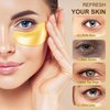 Aivoch 20Pairs/40Pcs 24K Gold Eye Patches, Collagen Eye Masks for Dark Circles and Eye Bags, Smooth Wrinkles & Puffy Eyes, Moisturizing Eye Skin, Skincare Eye Treatment, Beauty & Personal Care