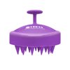 HEETA Scalp Massager Hair Growth, Scalp Scrubber with Soft Silicone Bristles for Hair Growth & Dandruff Removal, Hair Shampoo Brush for Scalp Exfoliator, Purple