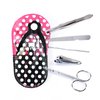 Fun Polka Dot Flip Flop Manicure Kit - Set of 4