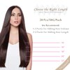 LacerHair New Hair Extensions Human Hair Tape in Skin Weft Seamless Extensions 60A Ash Platinum Blonde 100% Real Remi Remy Human Hair Silky Straight 20 Pcs/Pack 18 Inch