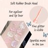 Bekoeen Korean Glitter Eyeshadow Eyeliner,Bling Long Lasting liquid Eye Shadow,Waterproof korean Eye MakeUp,Pigmented Glitter for Eye Make Up Set (8PCS)