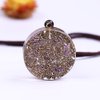 Day Day Up Orgonite Necklace Metatron Cube Resin Energy Pendant 26.38" Adjustable Energy Necklace