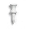 1 1/4" Inch Step Down Golf Tees | Made from Natural Hard Wood | Strong, Light Weight & Biodegradable Material | Pack of 100 White