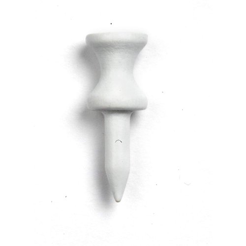 1 1/4" Inch Step Down Golf Tees | Made from Natural Hard Wood | Strong, Light Weight & Biodegradable Material | Pack of 100 White