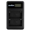 Norifon NP-FM50 Dual Channel LCD USB Charger for Sony CCD-TRV308, CCD-TRV138, CCD-TRV328, DSLR-A350, DSLR-A100, DSLR-A200, DSR-PD170, DSR-PD150, HVR-Z5U, HVR-Z1U, MVC-CD400 Camera and More