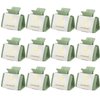 Loanzeg 6pcs Bridesmaid Proposal Gifts small Square Set of 6 Bachelorette Hair Claw Clips ideas Bridal Shower Gift for Wedding Party Favors (6, Sage Green)