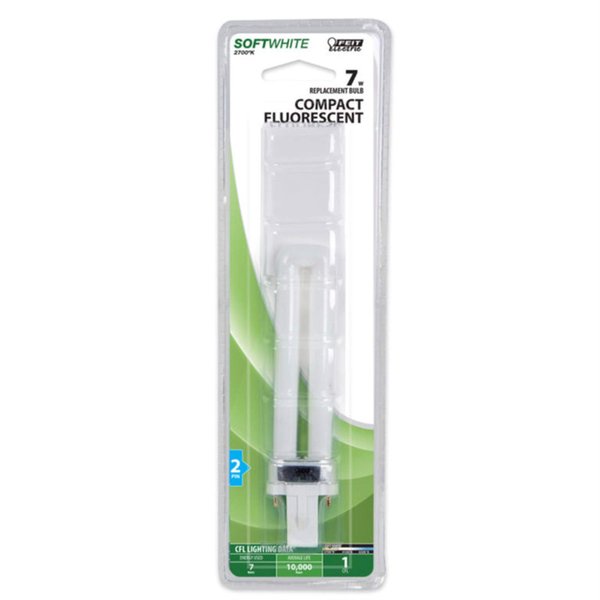 Feit Electric Bppl7 Compact Flourescent Lamp 7w Soft White (Pack of 6)