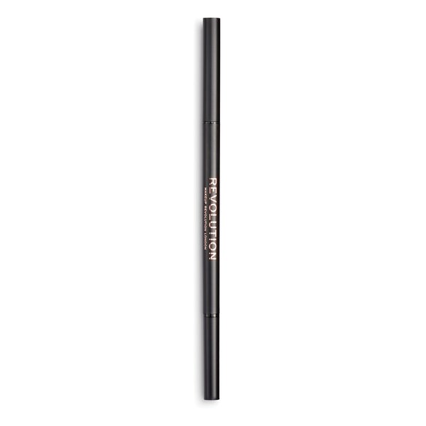 Makeup Revolution Precise Brow Pencil, Eyebrow Definer Pencil, Draw Brow Hairs, Ultra Fine Tip For Precision, Vegan & Cruelty Free, Medium Brown, 0.05g