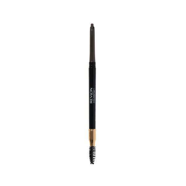 Revlon ColorStay Eyebrow Pencil with Spoolie Brush, Waterproof, Longwearing, Angled Tip Applicator for Perfect Brows, 225 Soft Black, 0.021 oz