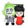 Beetlejuice Plush Figure Dog Toy - Small Dog Toy Beetlejuice Merchandise - Beetlejuice Cartoon Squeaky Dog Toy Dog Chew Toy, Horror Movies Halloween Dog Toys, 6 Inch