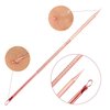 Blackhead Remover Pimple Comedone Extractor Tool Best Acne Removal Kit - Treatment for Blemish, Whitehead Popping, Zit Removing for Risk Free Nose Face Skin with Case (Rose)