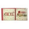Merry Christmas Noel Holiday Greeting Cards, Embossed with Glitter and Foil, 24 Cards/Envelopes