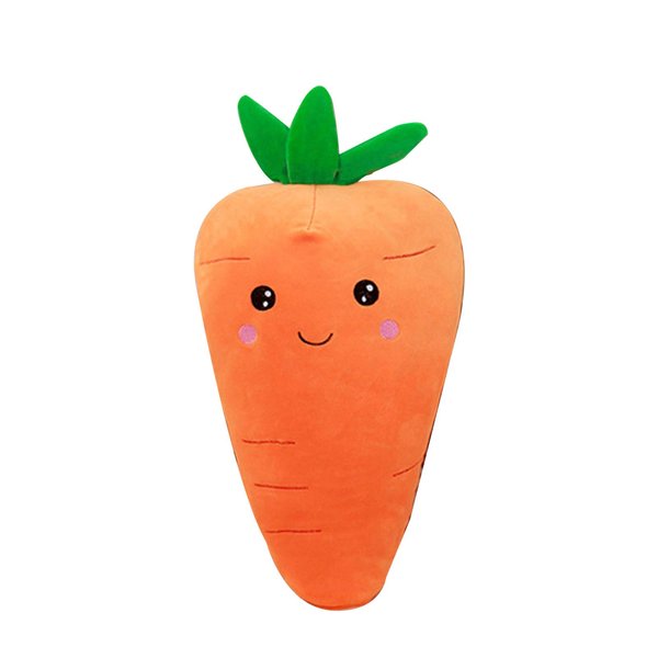 ASkinds Cartoon Carrot Plush Toy Cute Carrot Shape Pillow Stuffed Carrot Toy Soft Carrot Doll for Kids Girls