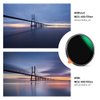 K&F Concept 77mm Putter Variable ND Filter ND2-ND400 (1-9 Stops) 28 Multi-Layer Coatings Import AGC Glass Adjustable Neutral Density Filter for Camera Lens (Nano-X Series)