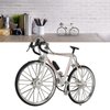 Pssopp Bike Model Mountain Bike Toy, Metal Bike Model Mini Model Ornament Desktop Decoration, 4.5 x 7.7in