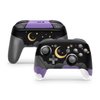 ZOOMHITSKINS Switch Pro Controller Skin, Compatible for Switch Controller Skin, Purple Cloud Moon Sky Star Pastel Galaxy, 3M Vinyl Cover, Durable & Fit, Easy to Install, Made in The USA
