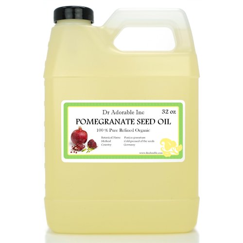 Dr Adorable - 32 oz - Pomegranate Seed Oil - 100% Pure Natural Organic Cold Pressed
