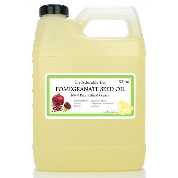 Dr Adorable - 32 oz - Pomegranate Seed Oil - 100% Pure Natural Organic Cold Pressed
