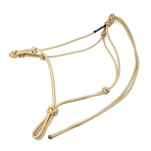 Knotty Girlz Horse Rope Training Halter - 4 Knot 1/4" Stiff Halter Cord - Used by Famous Trainers Multiple sizes Multiple Colors (Ultra Marine, Standard)