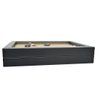 Giftgarden 3.5x5 Double Picture Frame with Clear Glass Display 3.5 by 5 Photo, Hinged Folding Frames for Tabletop, Black