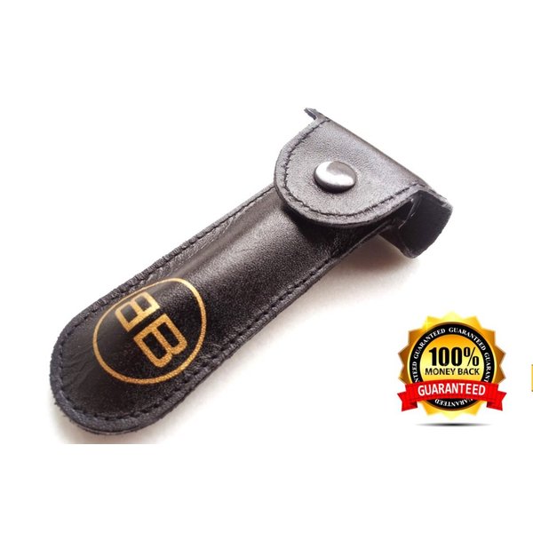 2 Genuine Leather Case Double Edge Safety Razor Protective Pouchs For The Price of One