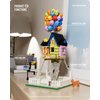 Nifeliz Up Balloon House Building Set for Teens and Adults, Creative Building Block, Girl Toys for Christmas and Birthday Gifts, Creative Suspended Gravity Flying House Bricks Model Set.(635 pcs)