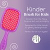 Curl Keeper Kinder Hair Brush - Gentle Detangling Hair Brush Made for Loose, Medium, Tight & Kinky Curls - Detangler Brush for Curly & Wet Hair - Lightweight & Easy to Clean Hairbrush