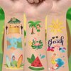 EMOME 50 Individually Wrapped Sheets Hawaiian Kids Tattoos Luau Pool Party Decorations, Beach Tattoos Stickers for Beach Themed Decor Gifts, Water Tattoos for Kids Goody Bag Stuffers