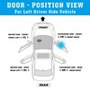 Predep Front Right Door Lock Actuator Compatible for Nissan Rogue 2008-15 Rogue Select 2014-15 Front Passenger Door Lock Latch Assembly