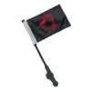 RED POW MIA Small 6x9 Golf Cart Flag with SSP Flags EZ On & Off Bracket