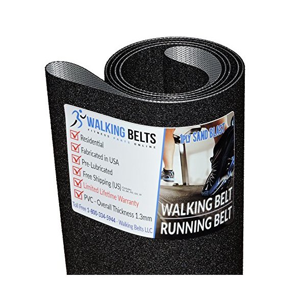 Walking Belts LLC LifeSpan TR1200B Treadmill Running Belt 1ply Sand Blast + Free 1oz Lube