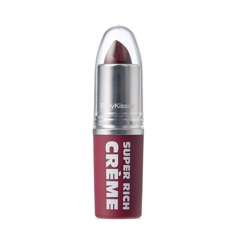 Ruby Kisses Super Rich Creme Lipstick, Hydrating Full Coverage Long Lasting Highly Pigmented Smooth Apply Lip Makeup for Women Men (Sugar Plum)