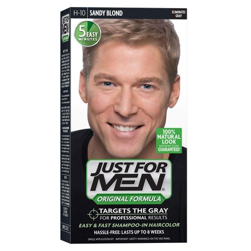 JUST FOR MEN Hair Color H-10 Sandy Blond 1 ea (Pack of 6)