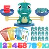 Kaodezhu Dinosaur Math Balance Toys - Montessori Toys for 3 Years Old Kids, Learning and Educational Toys for Boys and Girls - Birthday Gifts for 4 5 6 7 Year Old Boys