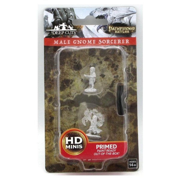 WizKids Pathfinder Deep Cuts Unpainted Minis: W9 Male Gnome Sorcerer