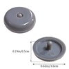 5 Sets Universal Fit Seatbelt Stopper Kit, Snap-on Seat Belt Button Stop, Seat Belt Buckle Button Prevent Plastic Seat Belt Button Buckle Clip Stop From Sliding Down The Belt(Grey)