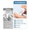 KADRIAN Double-Sided Facial Pads - Lint Free - for Makeup Remover and Toner - Rayon face Pads for Toner and cleasing - Rayon not Cotton Balls - Exfoliating Cotton Rounds for face (180 Pads)