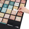 Godery Boho Calendar Pocket Chart for Classroom Cards Add-On School Supplies Teacher Decorations Bulletin Board Pre-K to 6th Grade, Black-2