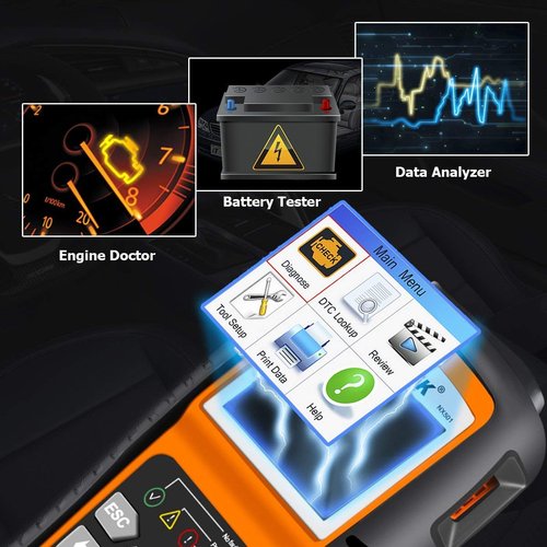 NEXPEAK OBD2 Scanner, NX501 Enhanced OBD II Auto Code Reader, Car Diagnostic Scan Tool Vehicle Check Engine Light Analyzer for All OBDII Vehicles After 1996