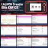 LAUNCH CRP123 OBD2 Scanner 2024 Newest Elite Code Reader Engine/ABS/SRS/Transmission Car Diagnostic Tool, ABS Code Reader, SRS Scan Tool, Check Engine Code Reader, Lifetime Free Update Scan Tool