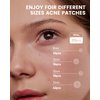 Jefusst Pimple Patch 210 Counts 4 Sizes, Hydrocolliod Acne Patch for Face, Invisible Zit Patch with Tea Tree Oil & Calendula Oil, Blemish Patch, Vegan and Cruelty Free