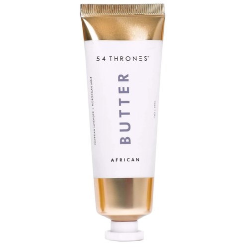 54 Thrones Mini African Beauty Shea Butter, Intensive Dry Skin Support, Moisturizing Body Butter for Women, Moisturizing Body Balm and Cream, Egyptian Lavender + Moroccan Mint