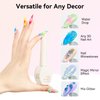 SUPWEE Clear 3D Sculpting Gel for Nail Art, 15ml 3D Nail Art Gel Molding Gel for Nail Rhinestone Nail Craving Gel Nail Art Glue Home DIY Charm Nails Decoration
