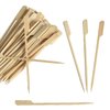 Efavormart 100 Pack - 6" Eco Friendly Paddle Shaped Bamboo Skewers, Cocktail Picks