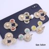 3 Pack Cute Decal Sticker Alloy Gold Anime Phone Ring Holder Bling Full Rhinestone Phone Stand Pop Anime Finger Stand (Mouse)