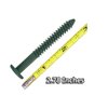 Window Shutters Panel Peg Lok Pin Pegs Screws Spikes Fasteners 3 inch 60 Pack (Forest Green) Exterior Vinyl Shutter Hardware Strongest Made in USA