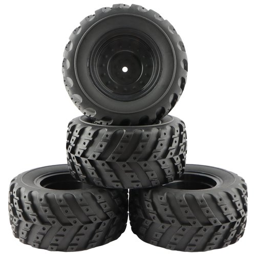 GDOOL 4 Packs RC Cars Tires Wheels Spare Parts 90115 for 1:12 Bruhless Brushed 903 HM121 YC300 RC Car Trucks(4 PCS)