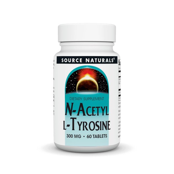 Source Naturals N-Acetyl L-Tyrosine Dietary Supplement - 60 Tablets
