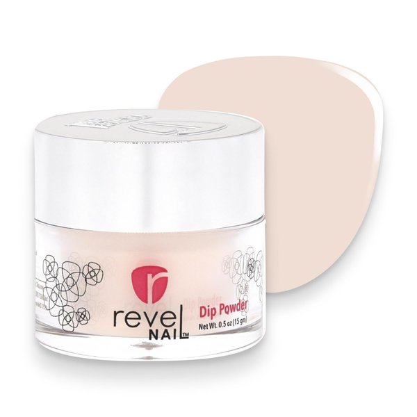 Revel Nail Dip Powder - Nude Crème Dipping Powder, Long-Lasting Dip Nail Color, Chip & Crack Resistant, No UV Lamp, DIY Manicure For Strong Healthy Nails, Calaca