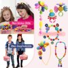 Pop Beads, Jewelry Making Kit for Girls, Art and Craft Toys Gift, DIY Bracelets Necklace Hairband and Rings Creativity Set for Kids Age 3 4 5 6 7 8 Year Old